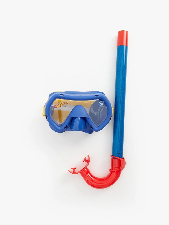 Hot Wheels Mavi Dalış Maskesi ve Şnorkel Seti - Görsel 2