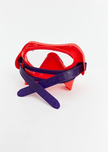 Örümcek Adam Baskılı Kırmızı Maskeli Şnorkel Seti - Görsel 2