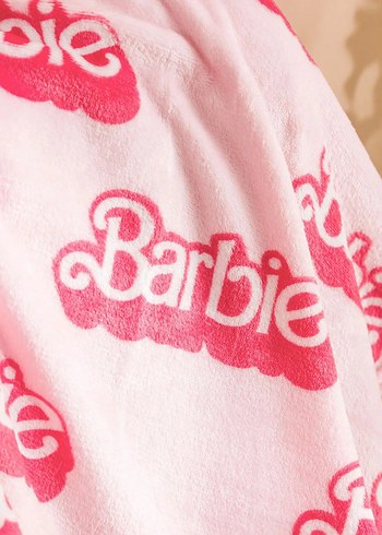 Pembe Barbie Desenli lcw home tv Battaniyesi - Görsel 4