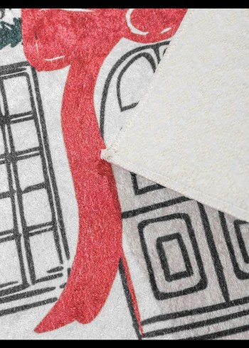 Beyaz Baskılı Banyo Paspası - Görsel 4