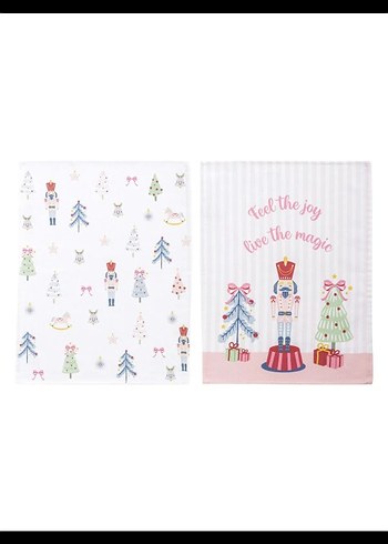 Nakışlı Bohem Tarzı Pastel Renk Mutfak Havlusu - Görsel 4