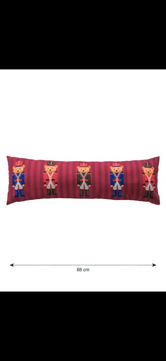 Bordo Nakışlı Renkli Dekoratif Yastık - Görsel 3