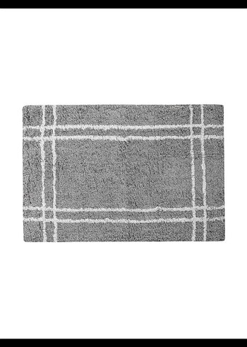 Gri Ekose Desenli Banyo Paspası - Görsel 4