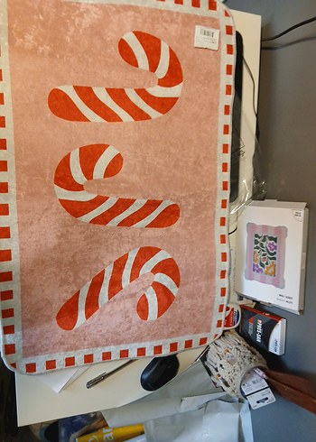 Pembe Desenli Banyo Paspası - Görsel 3