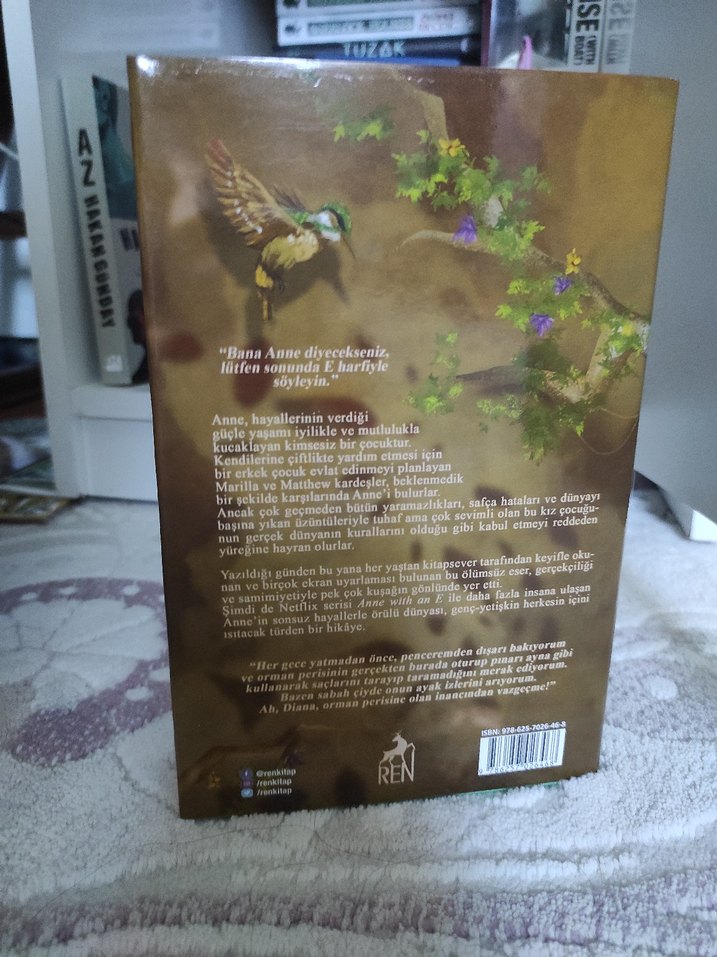 Yeşilin Kızı Anne  Ciltli ve Hediyeli - Görsel 2