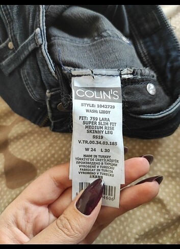 xs Beden Colin's vintage düşük bel şort