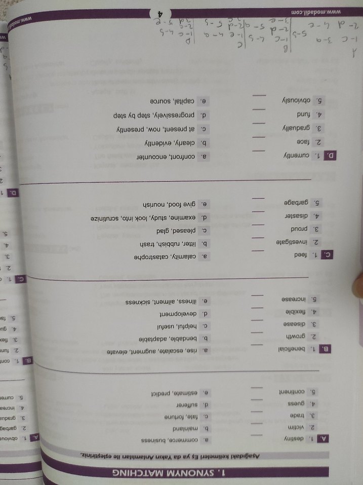 Modadil 120 Günde Ezberbozan kelimeler - Görsel 3