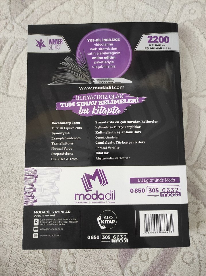 Modadil 120 Günde Ezberbozan kelimeler - Görsel 2