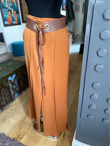 Diğer Yüksek bel tarçın pantolon