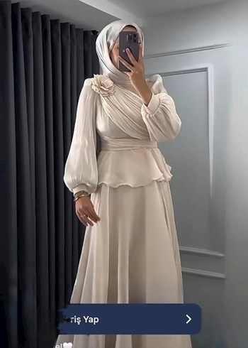 Abiye tesettür elbise
