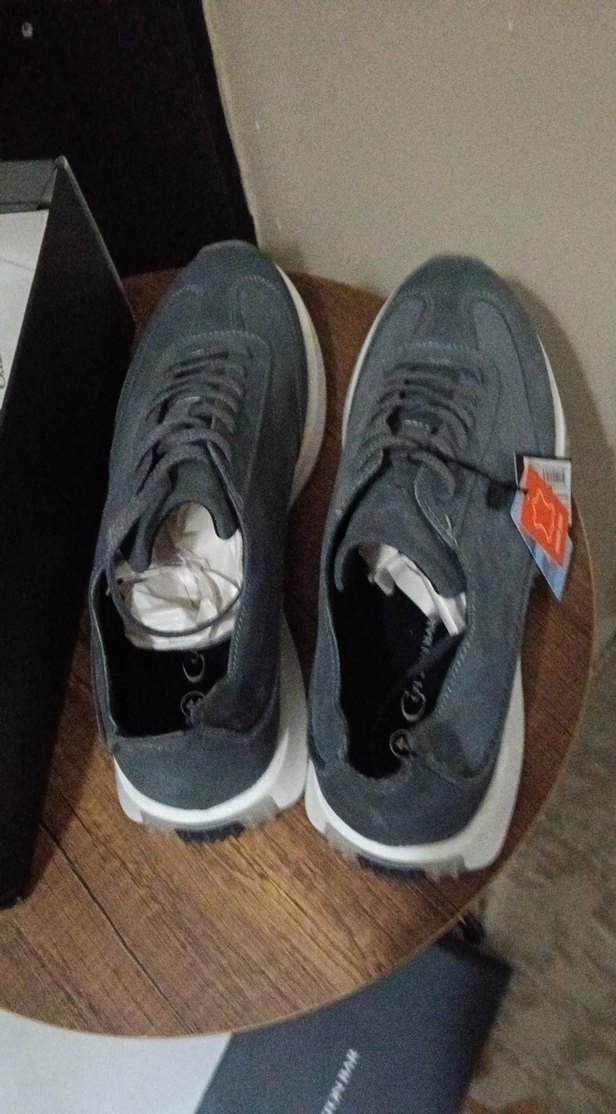 antrasit süet Bağcıklı Erkek Günlük Ayakkabı - Görsel 4