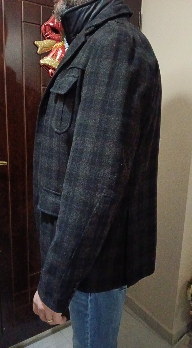 Düğmeli kaşe Erkek Ceket - Görsel 5