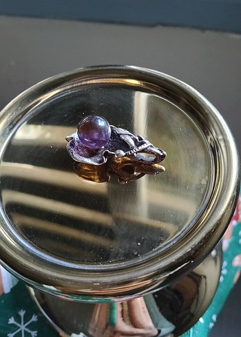 Ametrin doğal taşlı kolye ucu - Görsel 2