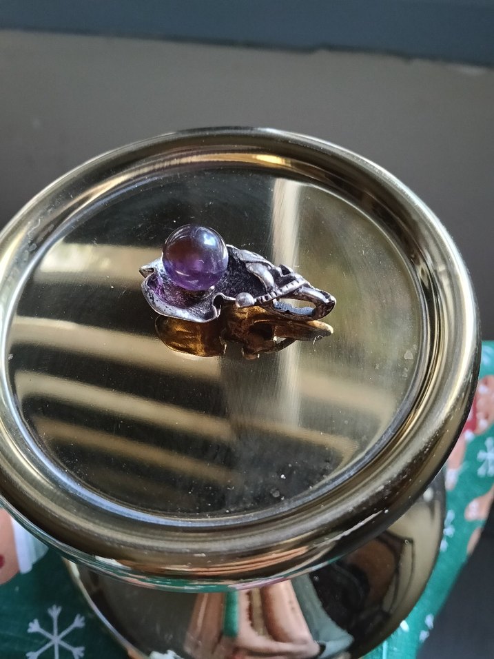 Ametrin doğal taşlı kolye ucu - Görsel 2