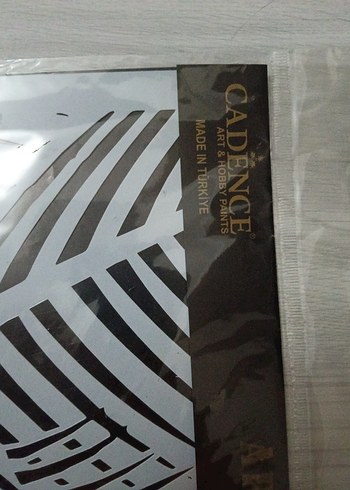 Cadence Yaprak Desenli Stencil - Görsel 3