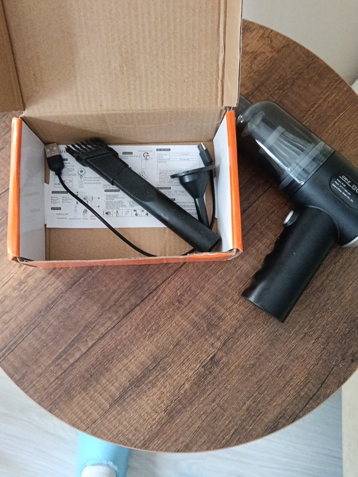 3'ü 1 Arada Taşınabilir Mini şarjlı Süpürge - Görsel 2