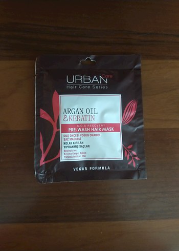 Urban Care Argan Oil & Keratin Ön Yıkama Saç Maskesi