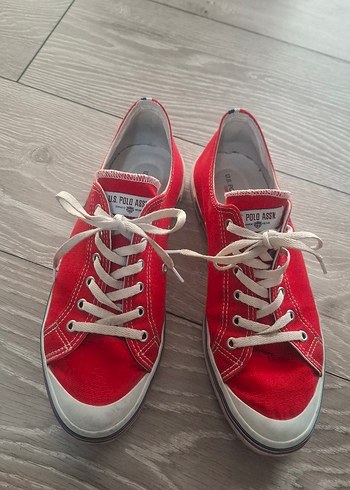 Kırmızı U.S. Polo Assn. Erkek Spor Ayakkabı
