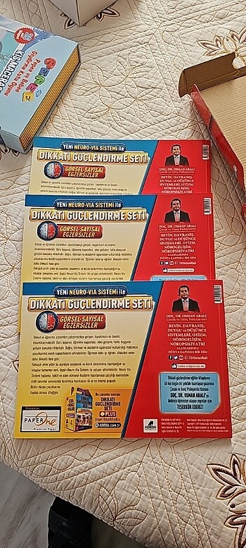 Beden Renk Dikkat Güçlendirme 3 kitap Seti 5 yas