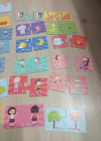 Zıt kelimeler oyun karti - Görsel 3