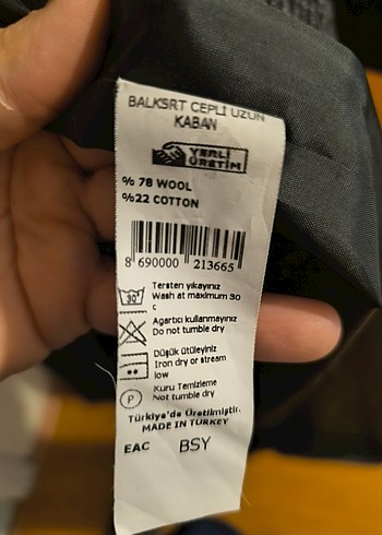 Balıksırtı model kusursuz kaban.. 42/44/46 bedene uyar - Görsel 10