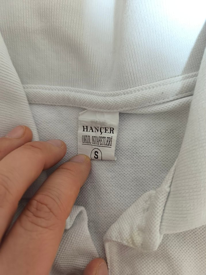 Beyaz Erkek Çocuk Kısa Kollu Polo Yaka Tişört - Görsel 2