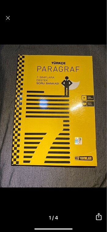 7.SINIF TÜRKÇE PARAGRAF SORU BANKASI HIZ YAYINLARI
