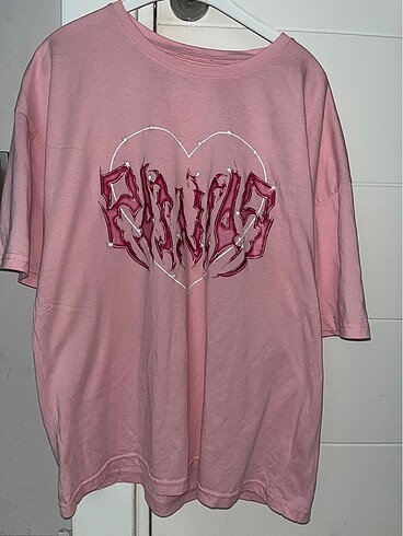 Diğer Pembe Diken Kalp Unisex Tshirt