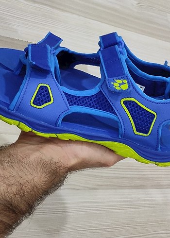 Jack Wolkskin Mavi Erkek Cırt Cırtlı Spor Sandalet - Görsel 2