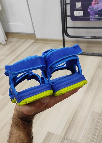 Jack Wolkskin Mavi Erkek Cırt Cırtlı Spor Sandalet - Görsel 4