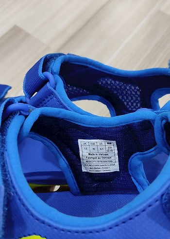 Jack Wolkskin Mavi Erkek Cırt Cırtlı Spor Sandalet - Görsel 8
