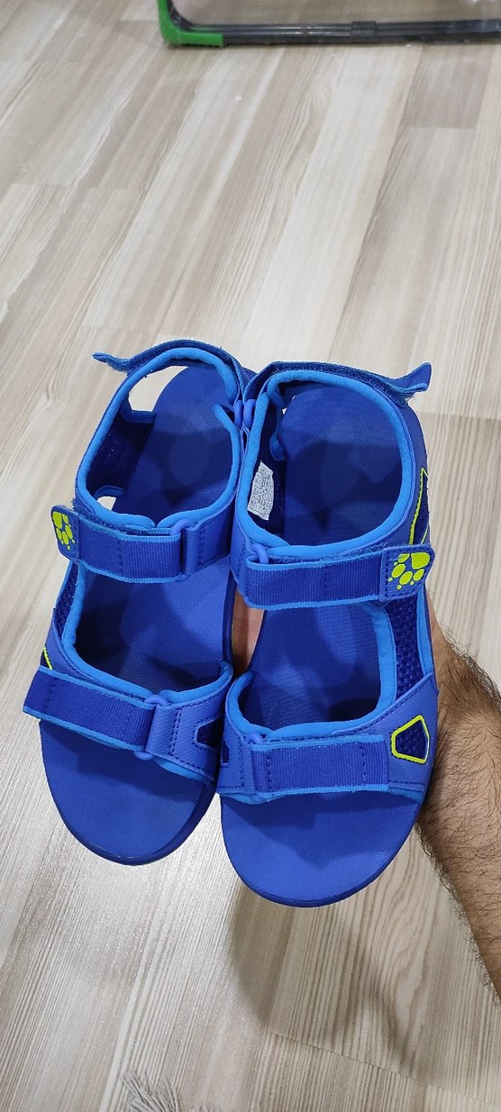 Jack Wolkskin Mavi Erkek Cırt Cırtlı Spor Sandalet - Görsel 5