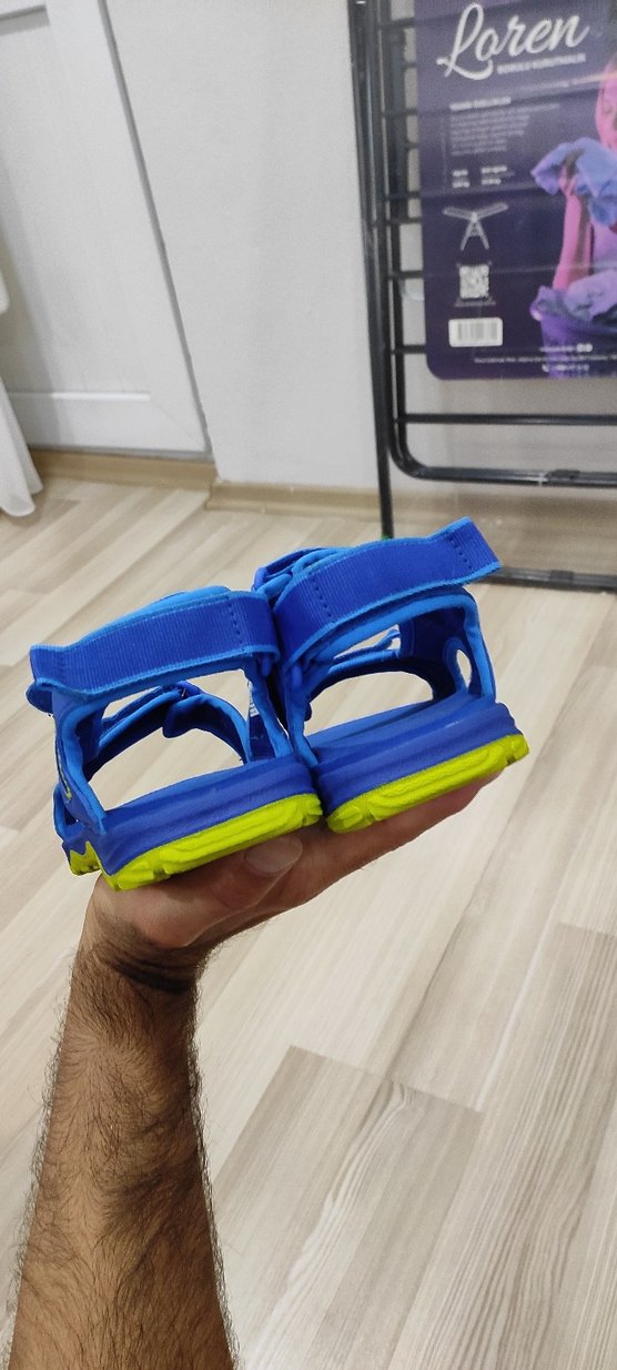 Jack Wolkskin Mavi Erkek Cırt Cırtlı Spor Sandalet - Görsel 4