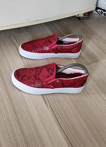 36 Beden kırmızı Renk Vans Kadın Spor Ayakkabı 