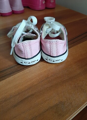 19 Beden pembe Renk Converse kiz cocuk ilkadim ayakkabi