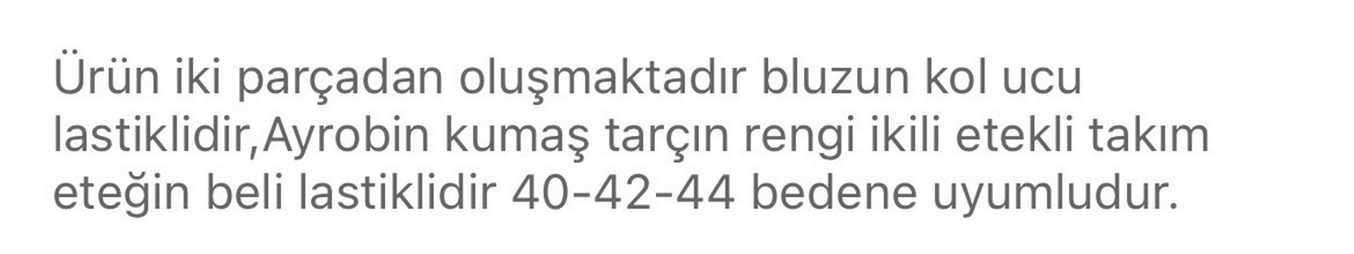 Etekli ikili takım - Görsel 4