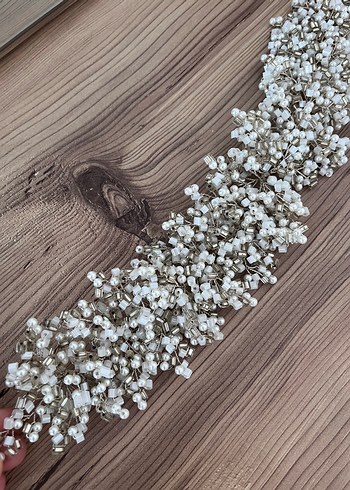 Boncuklu Bohem Kadın Saç Aksesuarı gelin tacı - Görsel 3