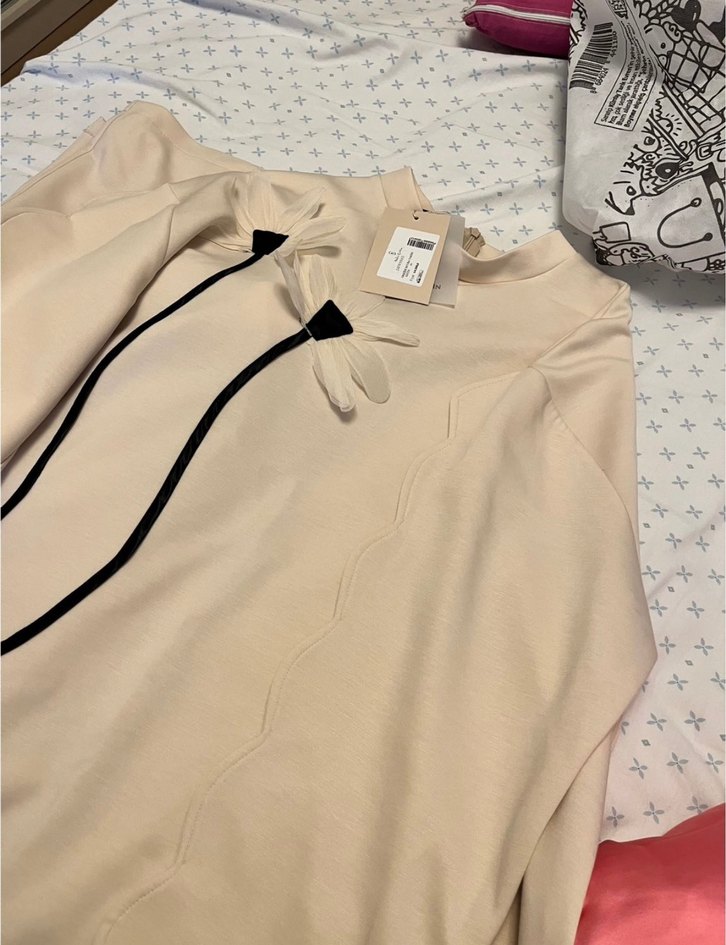 Selvi Çetin Krem Yüksek Bel Pantolon — görsel 4/4