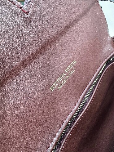  Beden bordo Renk Bottega bordo çanta