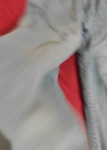 Bershka Kadın Açık Mavi Bol Kesim Midi Kot Pantolon