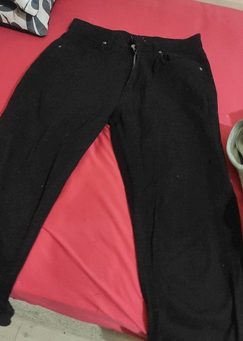 Simsiyah kot Pantolon