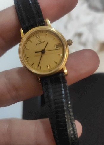 eterna Altın Renkli Klasik Kadın Kol Saati kullanılmadı