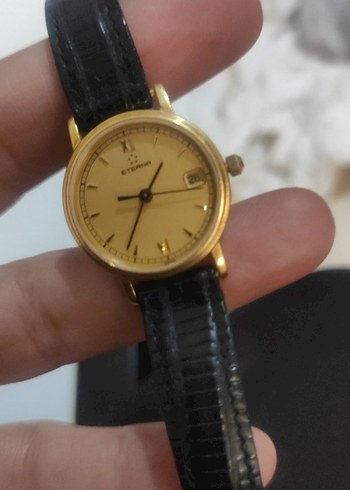 Diğer eterna Altın Renkli Klasik Kadın Kol Saati kullanılmadı