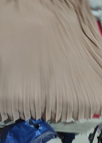 Bej Pilili uzun Etek astarlı - Görsel 3