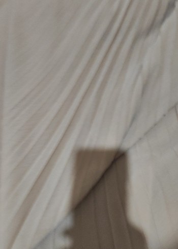 Bej Pilili uzun Etek astarlı - Görsel 4