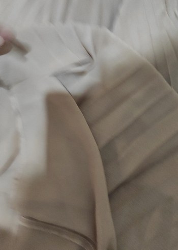 Bej Pilili uzun Etek astarlı - Görsel 6