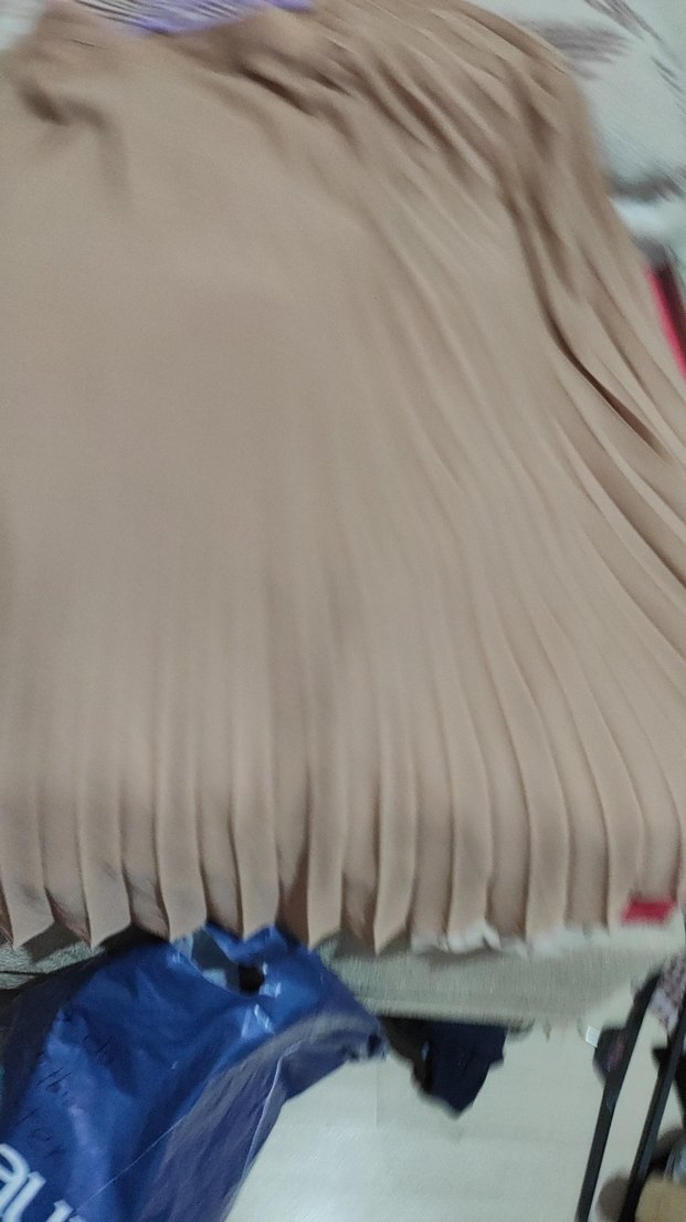 Bej Pilili uzun Etek astarlı - Görsel 3