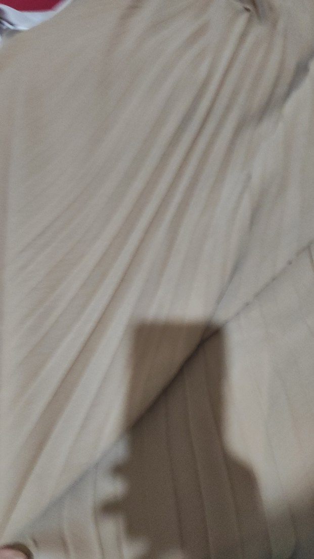 Bej Pilili uzun Etek astarlı - Görsel 4