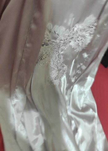 gecelik iç ve dışı takım  Sabahlık sateni çok güzel - Görsel 2