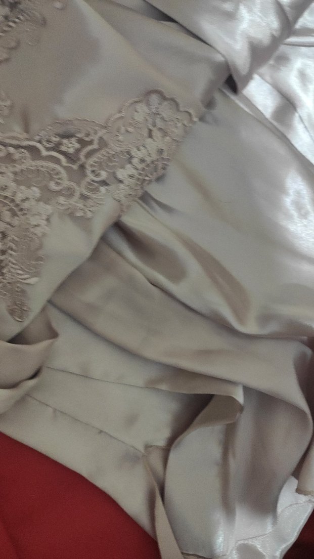 gecelik iç ve dışı takım  Sabahlık sateni çok güzel - Görsel 5